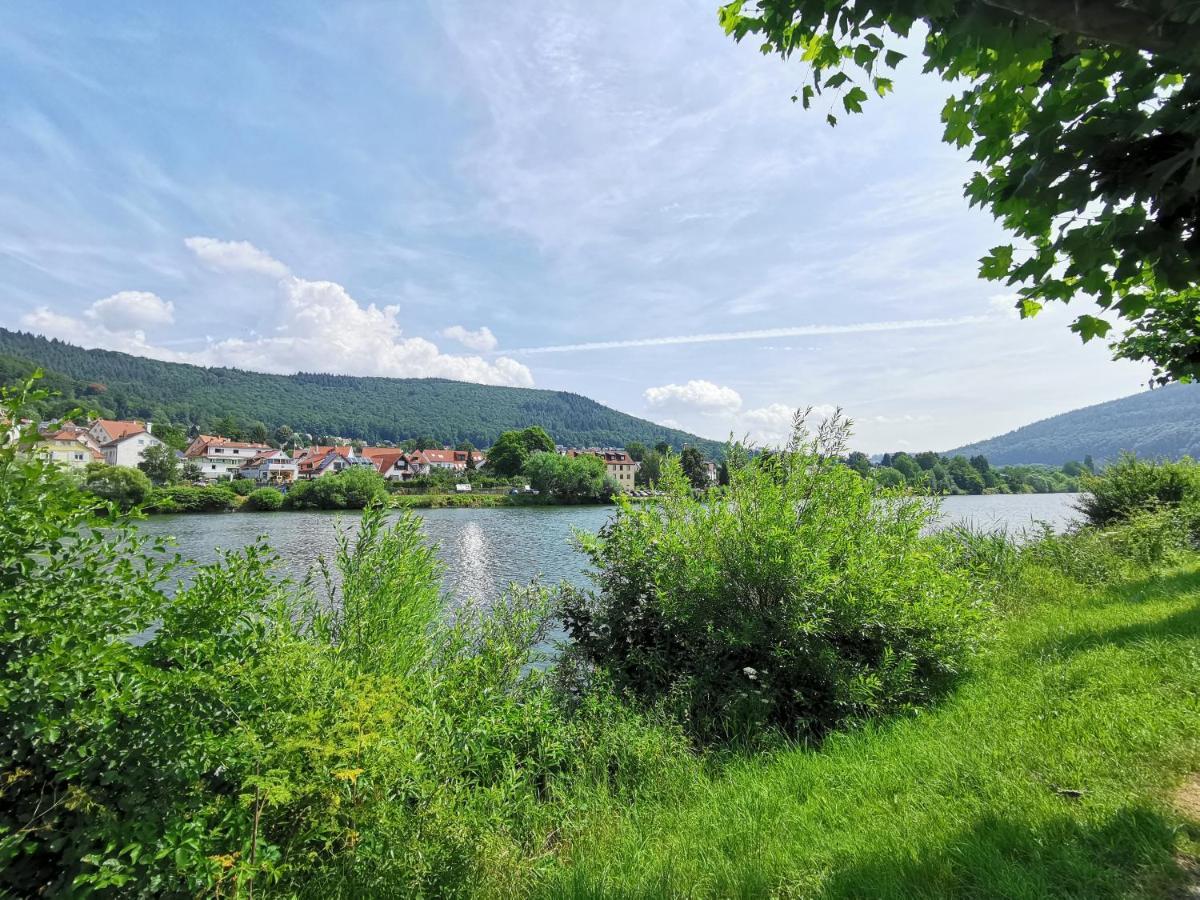 Ferienwohnungen Flussufer - Neckargemünd Altstadt Exterior foto