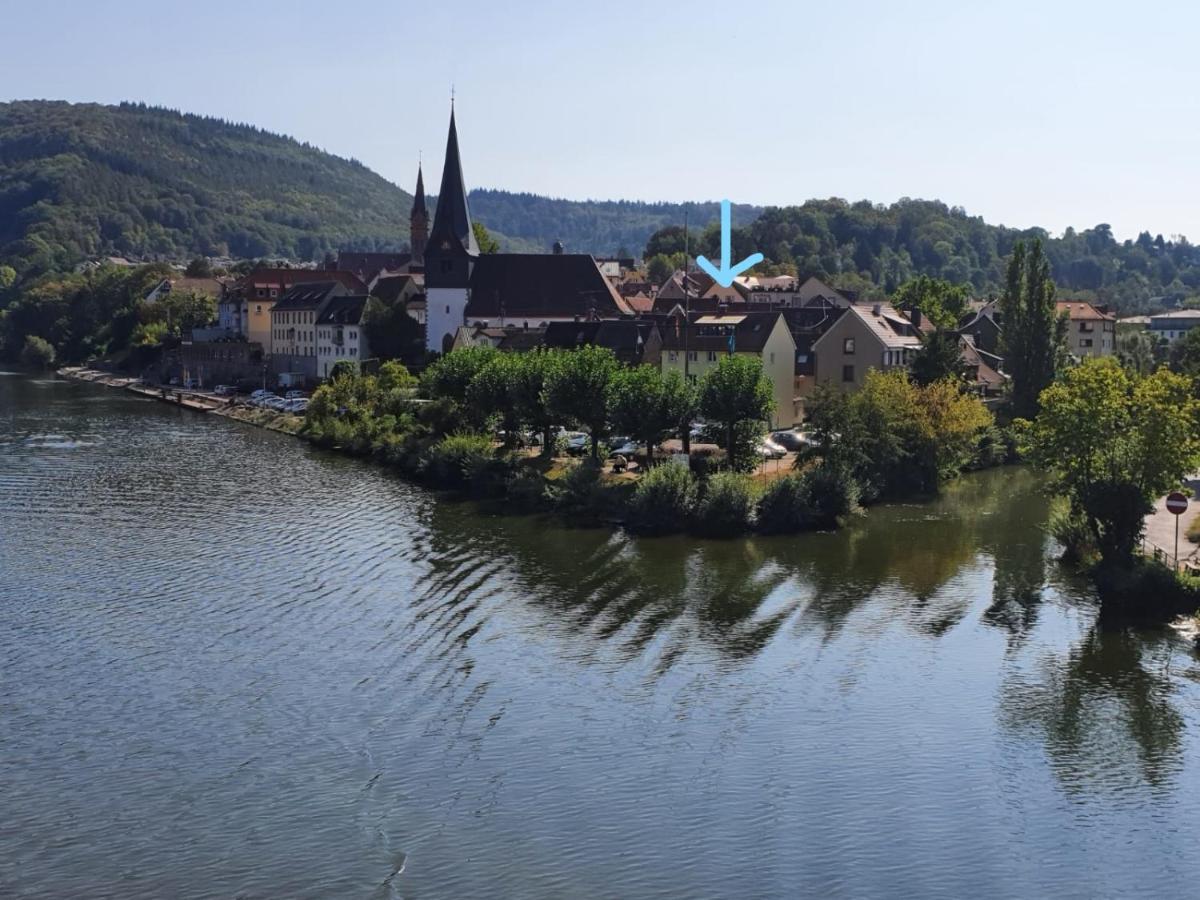 Ferienwohnungen Flussufer - Neckargemünd Altstadt Exterior foto